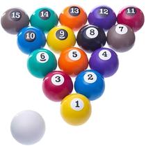 Jogo De Bolas Numeradas Para Sinuca 54mm/Bolão 58mm