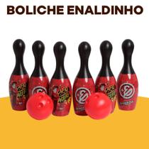 Jogo de Boliche Enaldinho Rosita Infantil Diversão Garantida