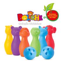 Jogo de Boliche Infantil - Coleção Bichinhos - 6 Pinos - Roma Jogo de Boliche Infantil - Coleção Bichinhos - 6 Pinos - Roma