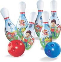 Jogo De Boliche Infantil Patrulha Canina 6 Pinos - Líder Jogo De Boliche Infantil Patrulha Canina 6 Pinos - Líder