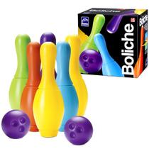 Jogo de Boliche na Caixa Brinquedo Infantil com 8 Peças Roma Jogo de Boliche na Caixa Brinquedo Infantil com 8 Peças Roma