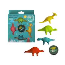 Jogo de Borrachas-Apontador Dino Power - Fofy Jogo de Borrachas-Apontador Dino Power - Fofy