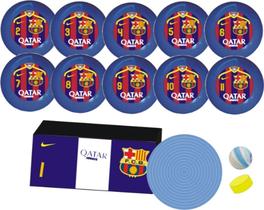 Jogo de botão Barcelona (ESP) Oficial Artesanal