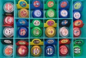 Jogo de Botão: Box da Copa da UEFA com 20 times