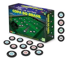 Jogo De Botão Brinquedo Infantil Copa Do Brasil Com 2 Times