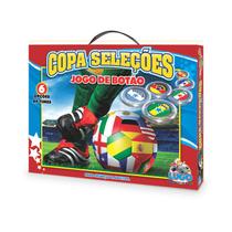 Jogo De Botão Copa 6 Seleções CSL043 Lugo Brinquedos
