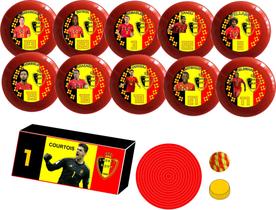 Jogo de Botão Seleção Belga (acrílico vidrilha)