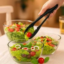 Jogo de Bowl de Vidro Tropical Para Saladeira e Fruteira 3 Pcs - Ruvolo