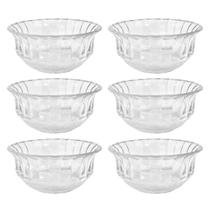 Jogo de Bowls de Vidro 6un 240ml p/ Sobremessa Konia Dumiat
