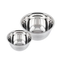 Jogo de Bowls em Aço Inox 22 e 18cm Weck Jogo de Bowls em Aço Inox 22 e 18cm Weck