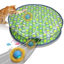 Jogo de brinquedo interativo para gatos Fast Rolling Chirping Ball