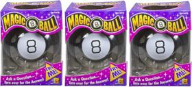 Jogo de Brinquedo Magic 8 Ball - Pacote com 3 Unidades - Mattel