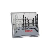 Jogo de broca bosch p/concreto madeira metal c/15pcs