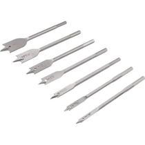 Jogo de broca chata 1/4 a 1" 7 pecas vonder