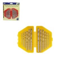 Jogo de broca de aco rapido para metal com 13 pecas + estojo Jogo de broca de aco rapido para metal com 13 pecas + estojo