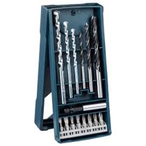 Jogo de Broca e Bits Bosch com Maleta, 15 Peças - 2607017408/579