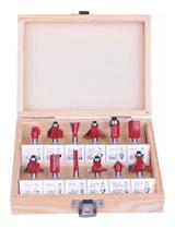 Jogo De Broca Fresas Para Tupia 6mm Com 12 Peças + Estojo - Lotus