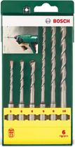 Jogo de Broca Sds-Plus 6pcs 5 A 10mm Bosch