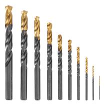 Jogo de Brocas 10pcs Aco Rapido 1-10mm - Gross