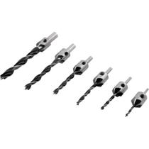 Jogo de Brocas 3 Pontas Com Escariador 3mm a 10mm - Vonder