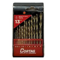 Jogo de brocas aço rápido - cortag Jogo de brocas aço rápido - cortag