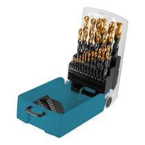 Jogo de brocas aço rápido nitreto titanio 1-13mm 25pcs gross Jogo de brocas aço rápido nitreto titanio 1-13mm 25pcs gross