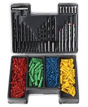 Jogo De Brocas Bits E Buchas Com 300 Peças Fox Tools Jogo De Brocas Bits E Buchas Com 300 Peças Fox Tools