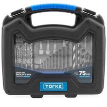 Jogo de Brocas Bits Torkz TRK0006 75 Peças Jogo de Brocas Bits Torkz TRK0006 75 Peças