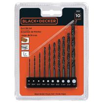 Jogo de Brocas Black&Decker Com 09 Peças Jogo de Brocas Black&Decker Com 09 Peças