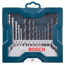 Jogo de Brocas Bosch X-Line 15 Peças para furadeiras - 2607017504 - Bosch