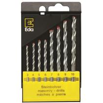 Jogo De Brocas C/ Ponta De Vídia C/8 Pçs 3-10Mm Eda 5Tw Jogo De Brocas C/ Ponta De Vídia C/8 Pçs 3-10Mm Eda 5Tw