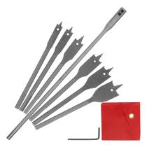 Jogo de brocas chatas para madeira 10-25mm 300mm 6pcs mtx Jogo de brocas chatas para madeira 10-25mm 300mm 6pcs mtx