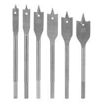 Jogo De Brocas Chatas Para Madeira 10-25mm 6pcs Sparta