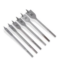 Jogo De Brocas Chatas Para Madeira 6 Peças 10mm a 25 mm Uso Profissional