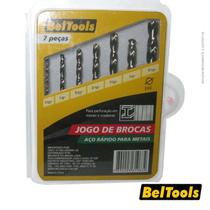 Jogo de brocas combinadas 7 peças 2 a 8 mm beltools