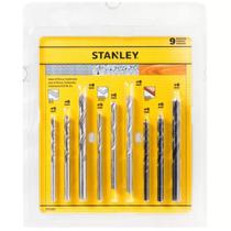 Jogo de brocas combinadas Stanley com 09 unidades