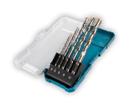 Jogo De Brocas Concreto Makita D72877 Com 5 Peças De 4 a 10MM HMCT Profissional Jogo De Brocas Concreto Makita D72877 Com 5 Peças De 4 a 10MM HMCT Profissional