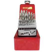 Jogo De Brocas De Aço Rápido Para Metal Em Mm 25 Pçs 1.0 A 13.0 Mm Din 338