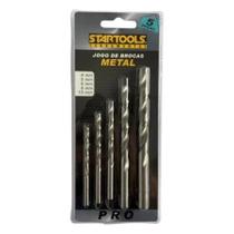 Jogo de brocas de metal 5 peças strtools ar0124 Jogo de brocas de metal 5 peças strtools ar0124