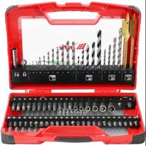 Jogo de Brocas e Bits com 75 Peças - MTX - 7256759