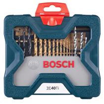 Jogo De Brocas E Bits X-LINE 40 Peças Bosch 2607017512-000 Jogo De Brocas E Bits X-LINE 40 Peças Bosch 2607017512-000