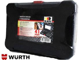 Jogo De Brocas E Ferramentas 41 Peças W-max Wurth
