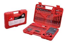 Jogo De Brocas E Ponta Bits Para Parafusadeira 110 Peças Worker Jogo De Brocas E Ponta Bits Para Parafusadeira 110 Peças Worker