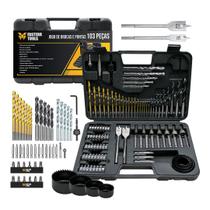 Jogo de Brocas e Ponteiras com 103 peças FST006