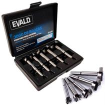 Jogo de Brocas Fortsner para Madeira de 15 a 35 MM Kit 5 Peças EVJB-05 EVALD Jogo de Brocas Fortsner para Madeira de 15 a 35 MM Kit 5 Peças EVJB-05 EVALD