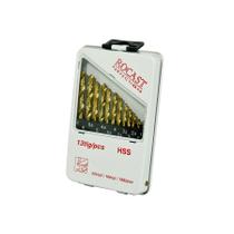 Jogo de Brocas Helicoidais com 13 Peças 1/16" a 1/4" Jogo de Brocas Helicoidais com 13 Peças 1/16" a 1/4"