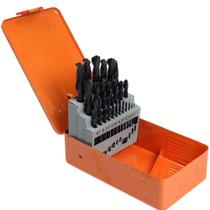 Jogo de Brocas HSS Aço Rápido com 25 peças de 1 a 13 mm FORTG