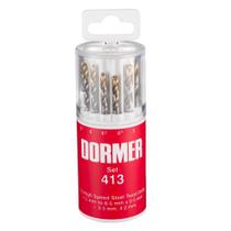 Jogo de Brocas HSS Titânio 13 Peças - Dormer A094413