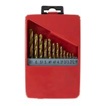 Jogo de Brocas Madeira e Aço com 13 peças Healer