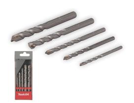 Jogo De Brocas Makita D05175 5 Peças CT Para Concreto Tamanhos 4, 5, 6, 8 e 10MM Jogo De Brocas Makita D05175 5 Peças CT Para Concreto Tamanhos 4, 5, 6, 8 e 10MM